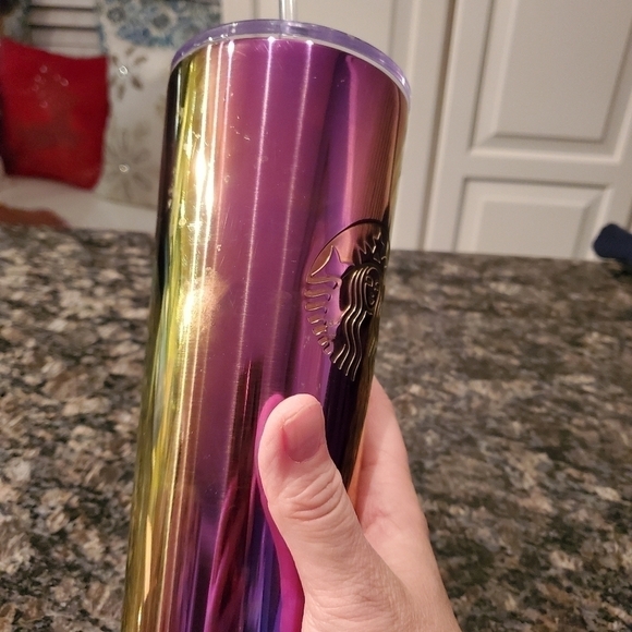 Starbucks Iridescent Tall Tumbler with lid - Picture 6 of 9